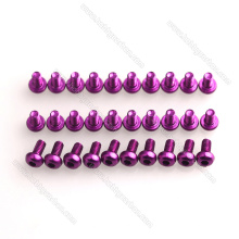 Colored Aluminum M3x6mm Button Head Screw